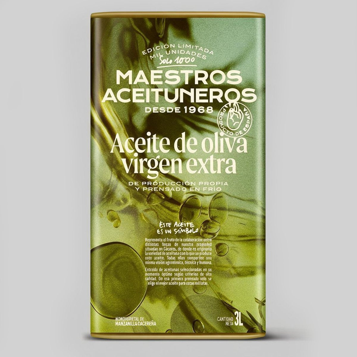 ACEITE DE OLIVA VIRGEN EXTRA MAESTROS ACEITUNEROS