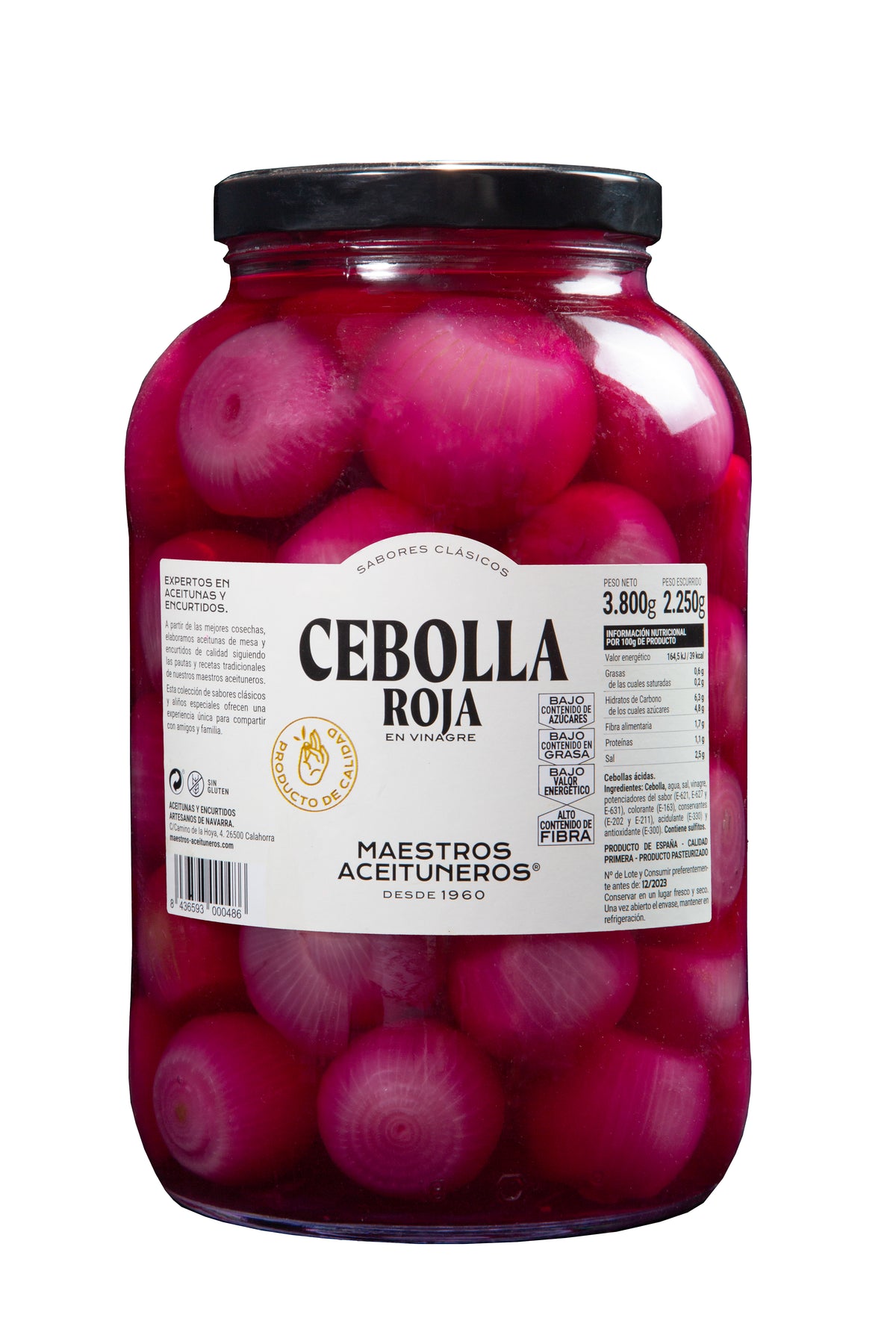 Cebollas rojas en vinagre