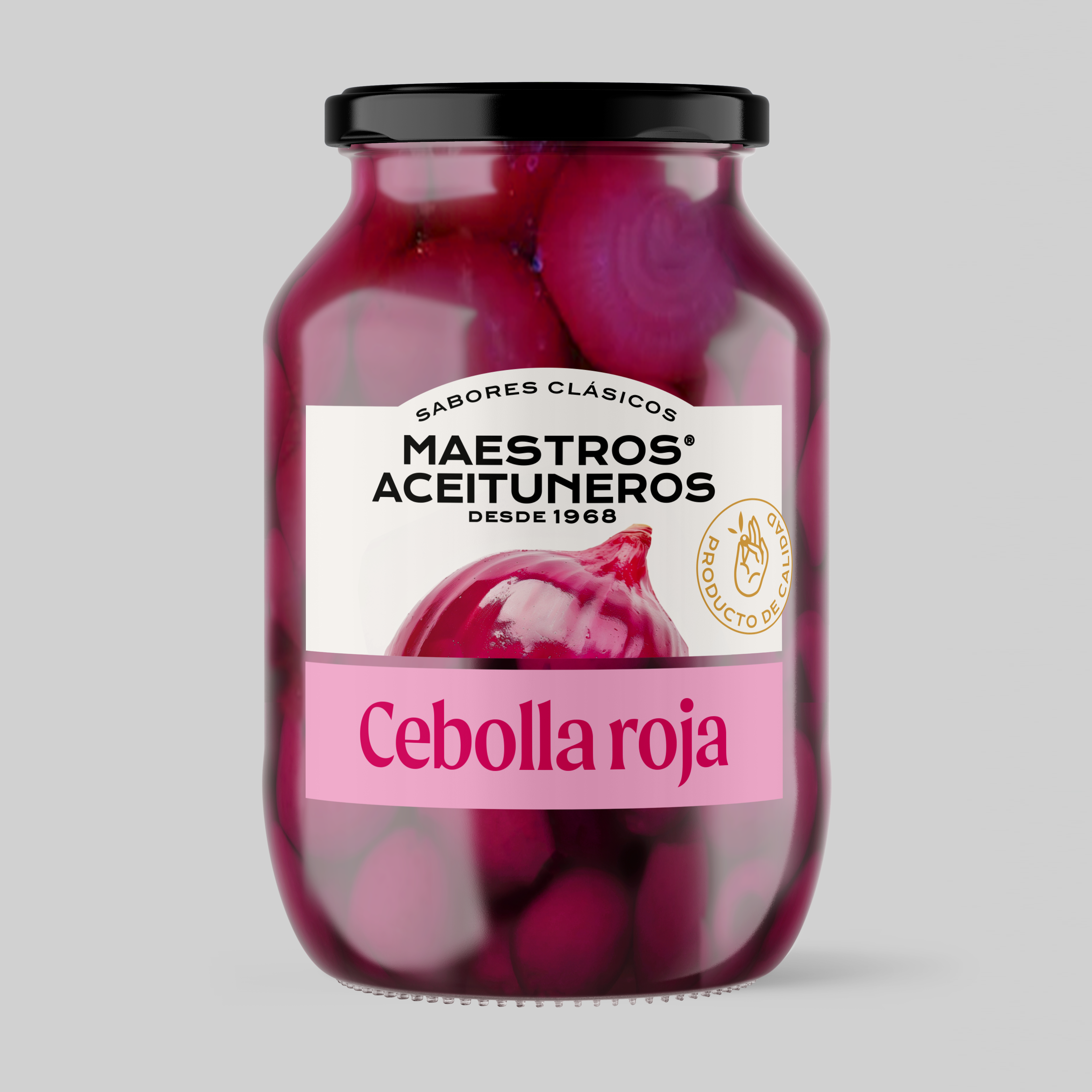Cebollas rojas en vinagre